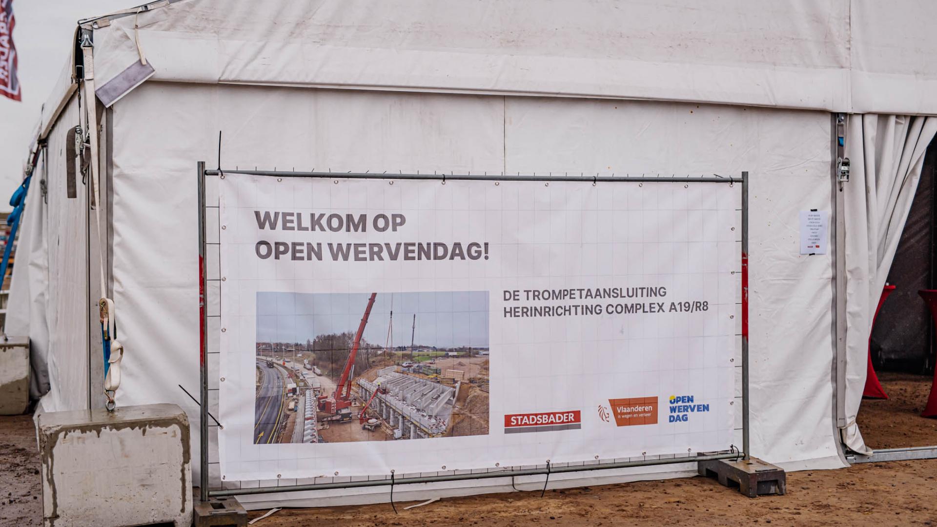 Open Wervendag 2023 in Kortrijk - werfdoek