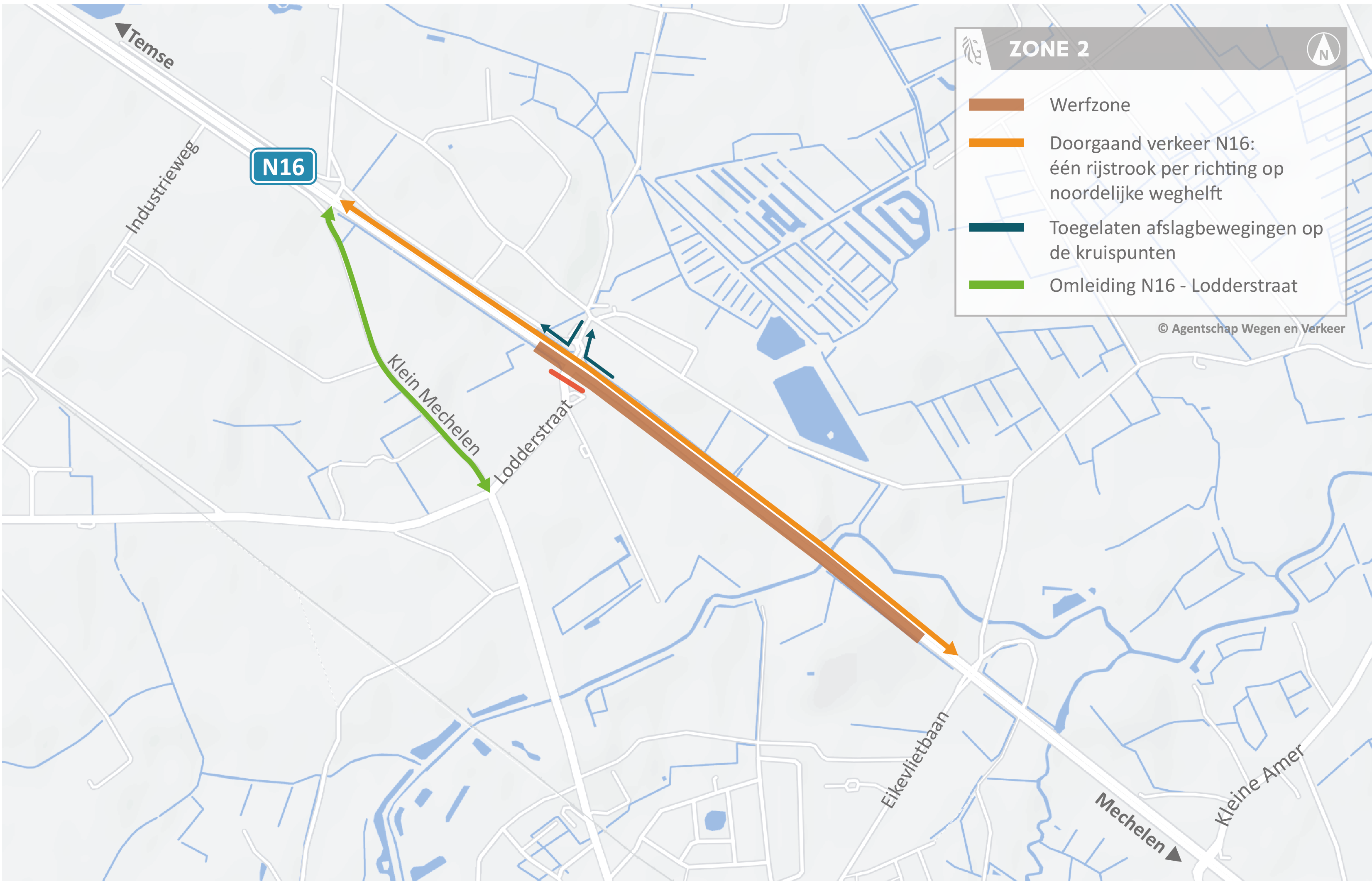 N16 Bornem_verkeersplan zone 2