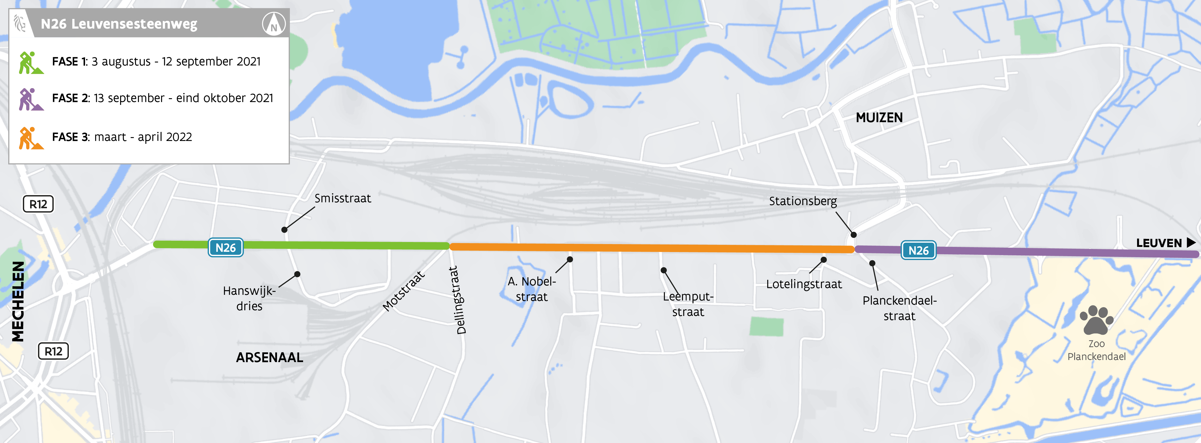 N26 Mechelen_faseringsplan