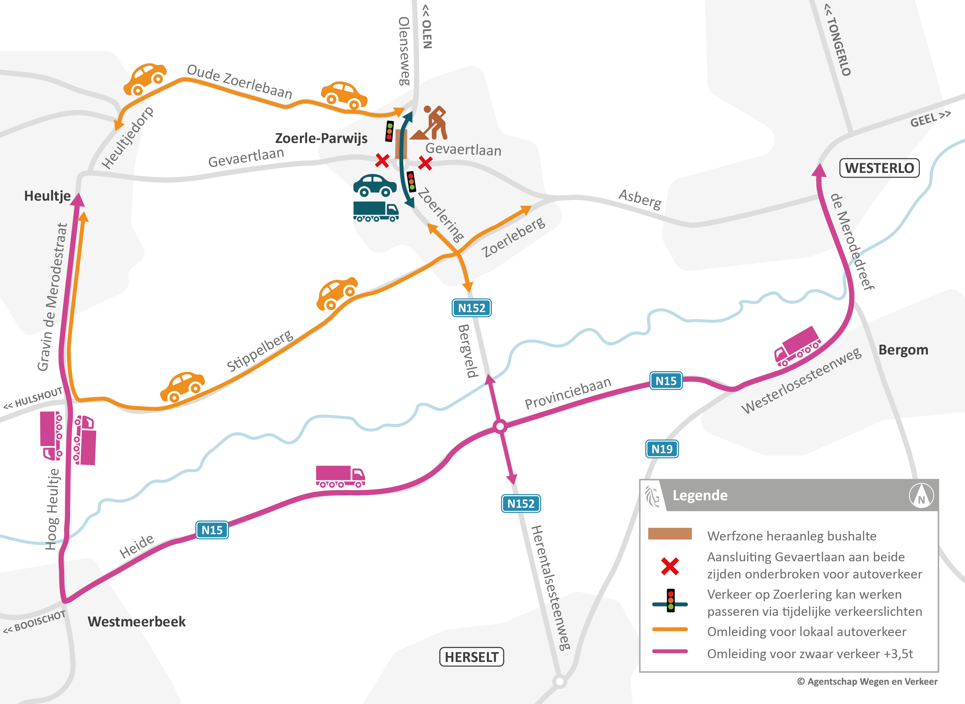 Omleiding gemotoriseerd verkeer