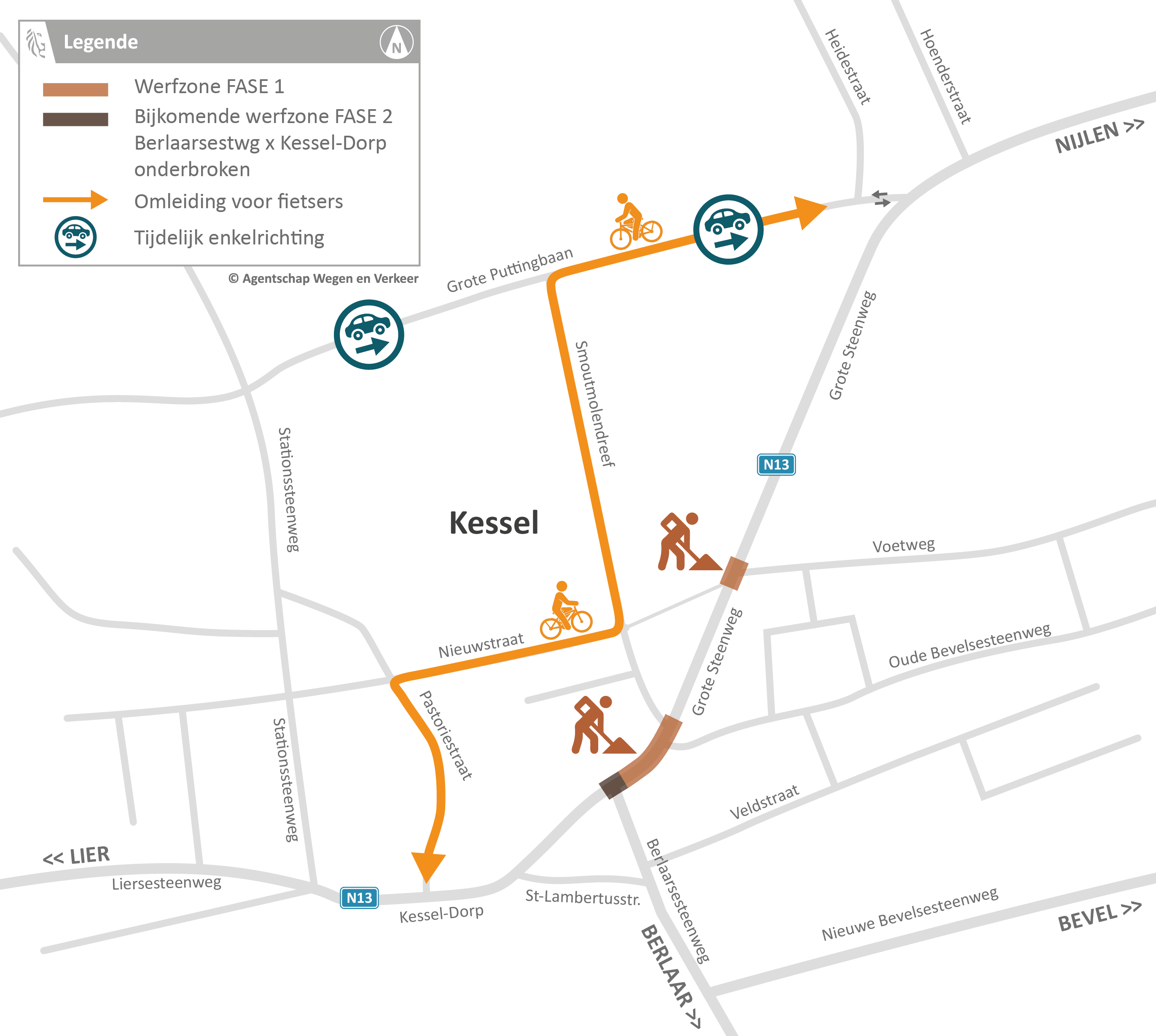 Omleiding lokaal verkeer Omleiding lokaal verkeer