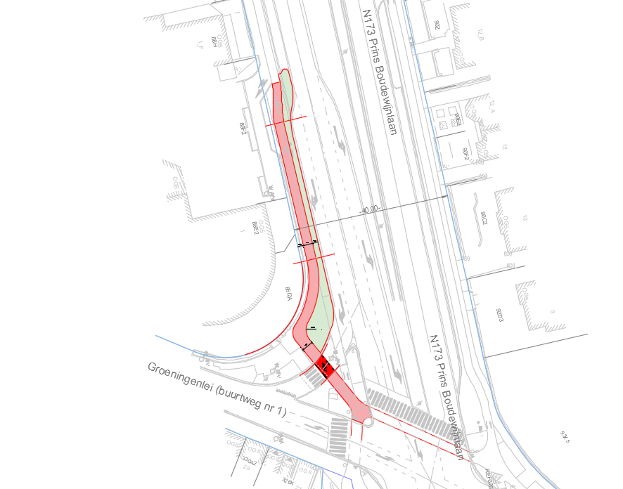 Aanpassing fietspad N173