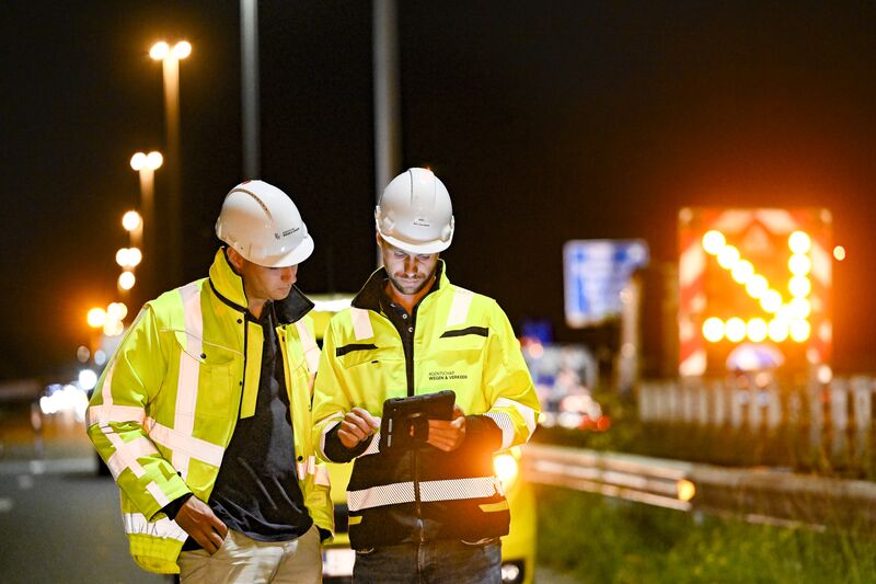 Veiligheidsmaatregelen snelwegwerven