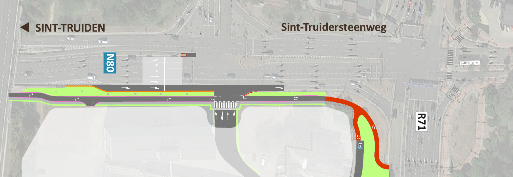 Verbinding Recore - Sint-Truidersteenweg (N80)