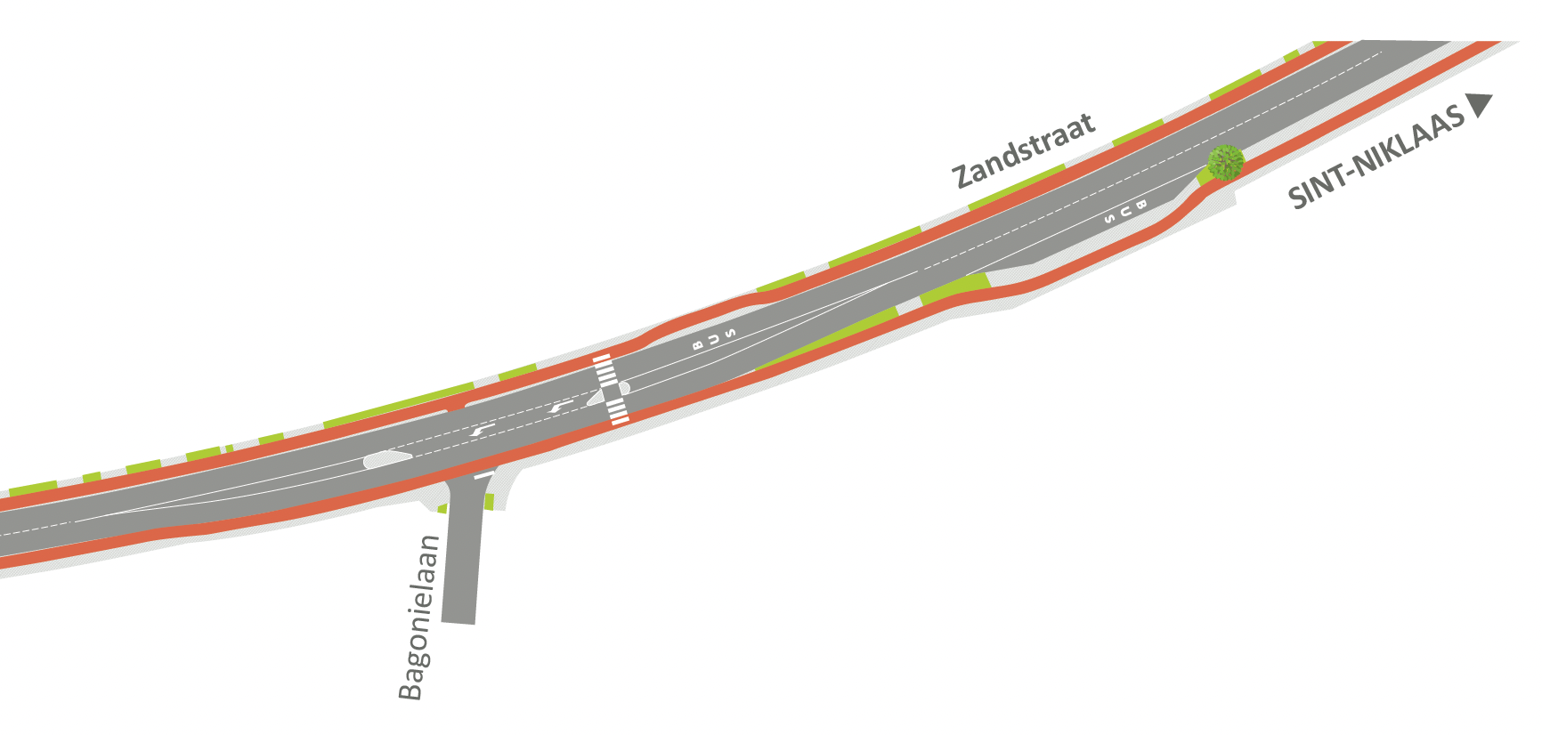Vernieuwing van Zandstraat (N403) Sint-Gillis-Waas - Bagonielaan.png Vernieuwing van Zandstraat (N403) Sint-Gillis-Waas - Bagonielaan.png