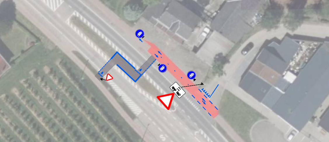 N20 Tongeren-Borgloon - ontwerp FOP Houdakkerstraat