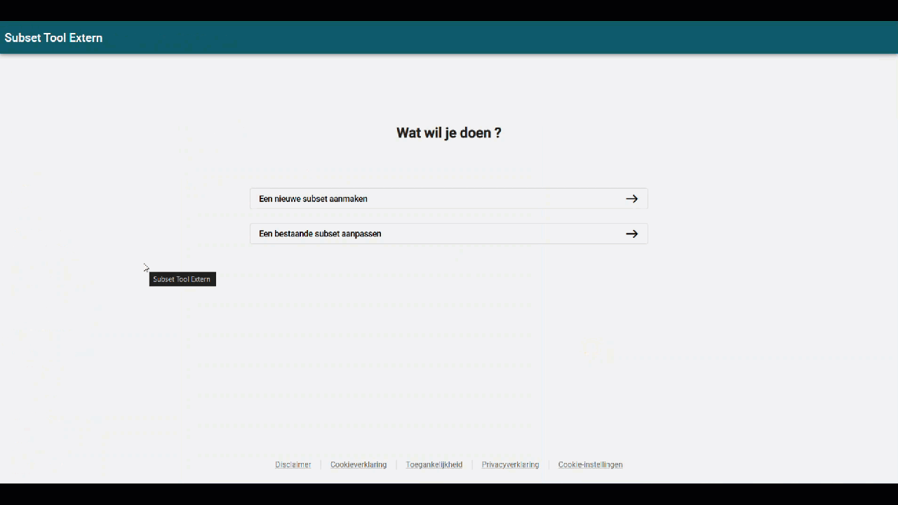 OTL Subset Tool - demo 1