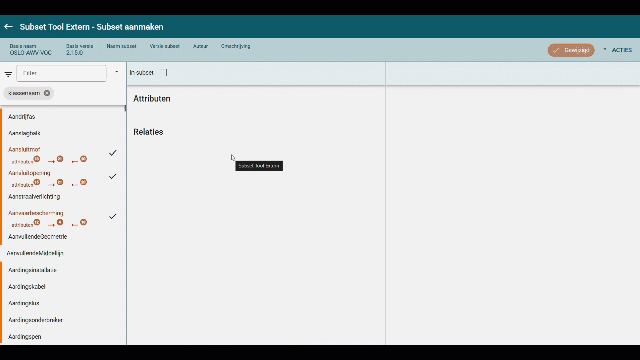 Subset Tool - demo 2