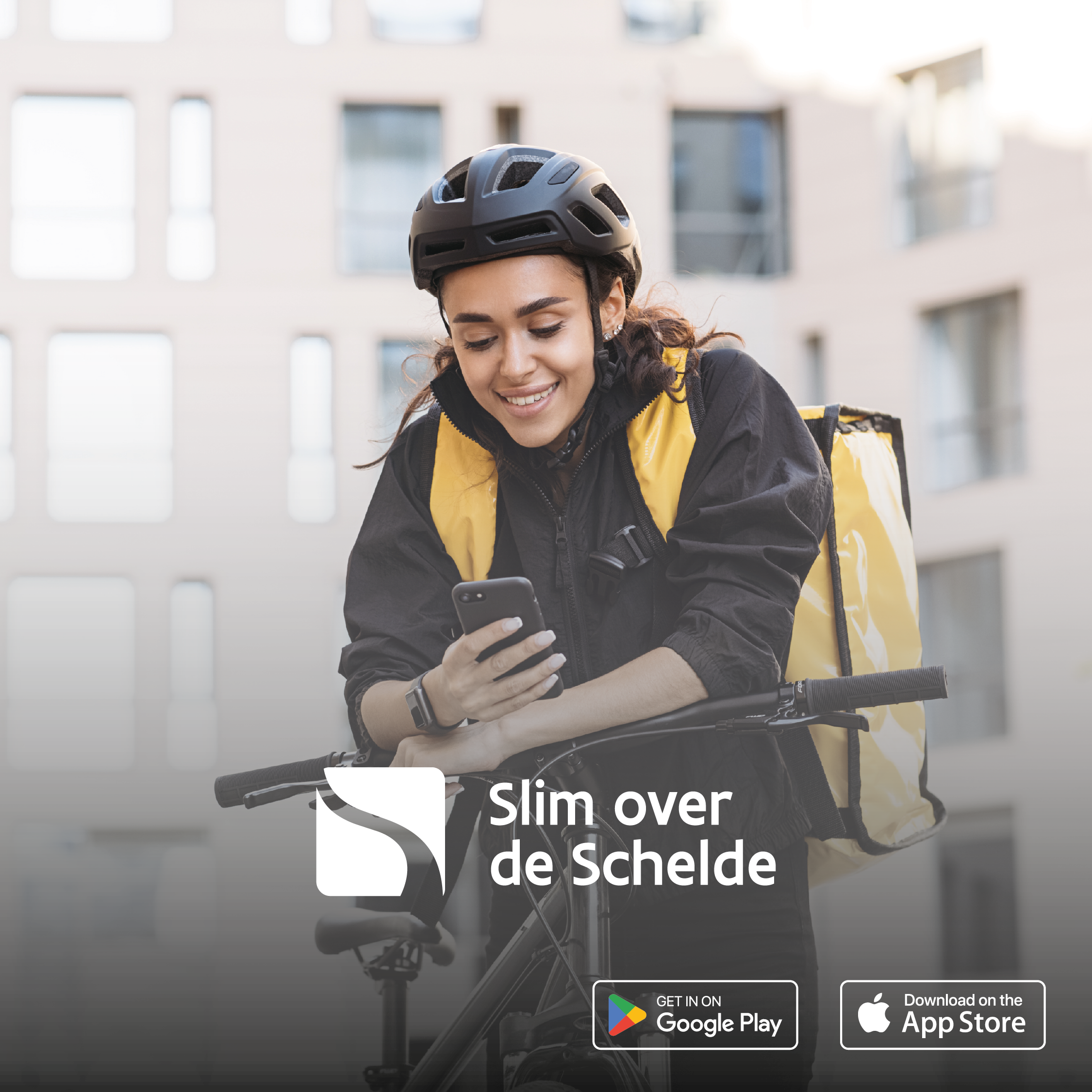 App Slim over de Schelde