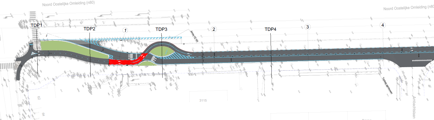 N80 Sint-Truiden - Ontwerp 1