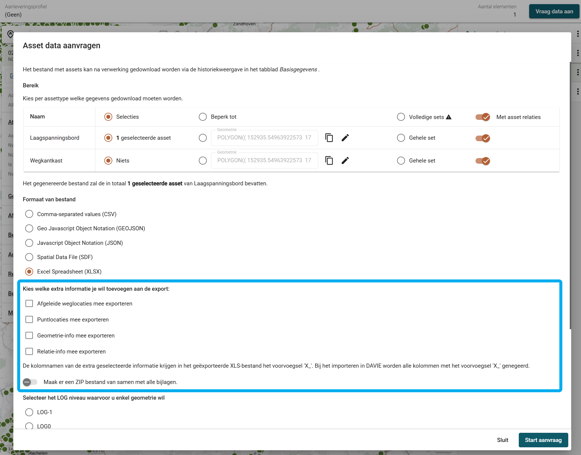 DAVIE_extra-export-opties