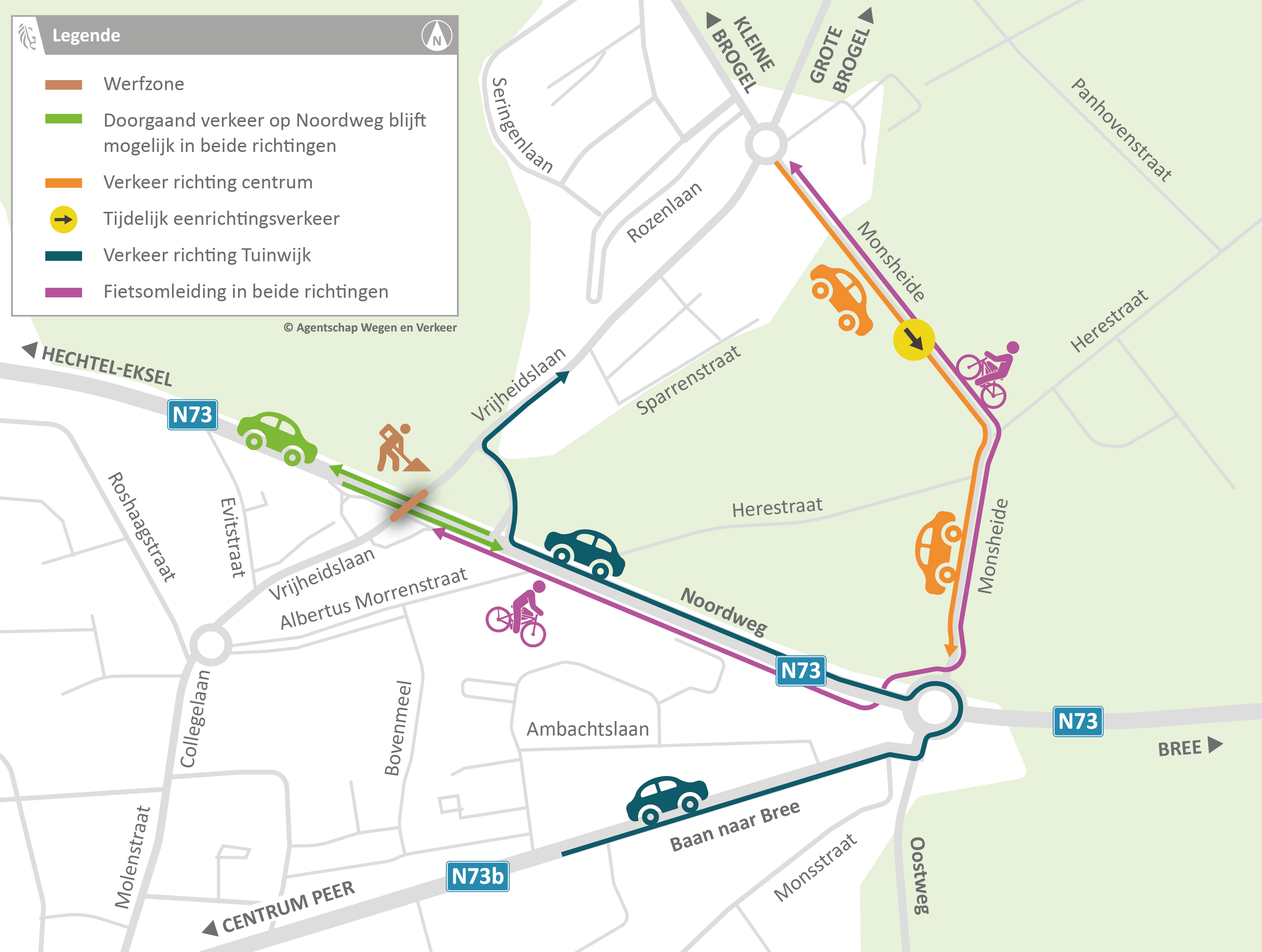 N73 Peer - Brug Vrijheidslaan