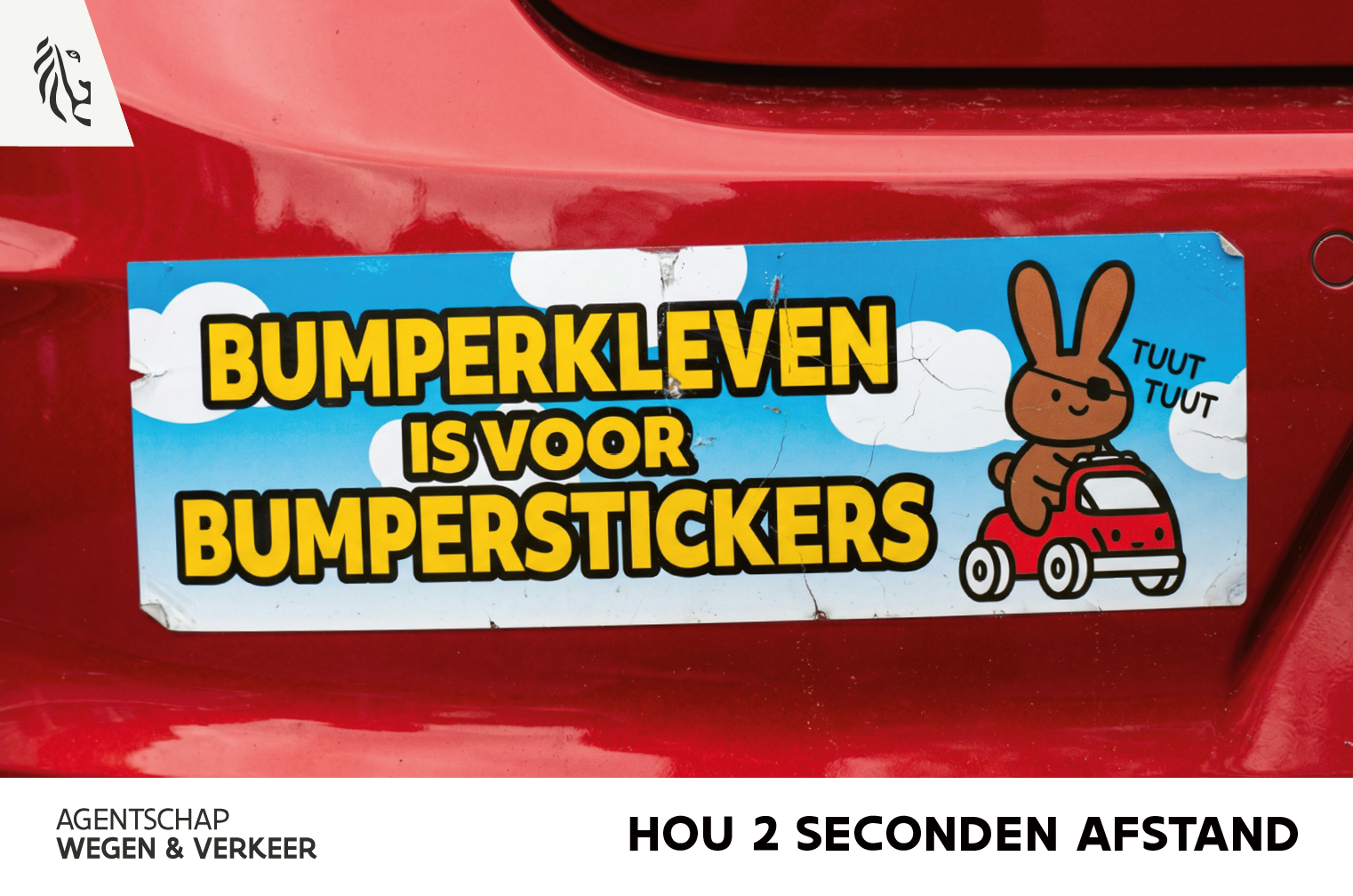 Affiche konijn_campagne Bumperkleven