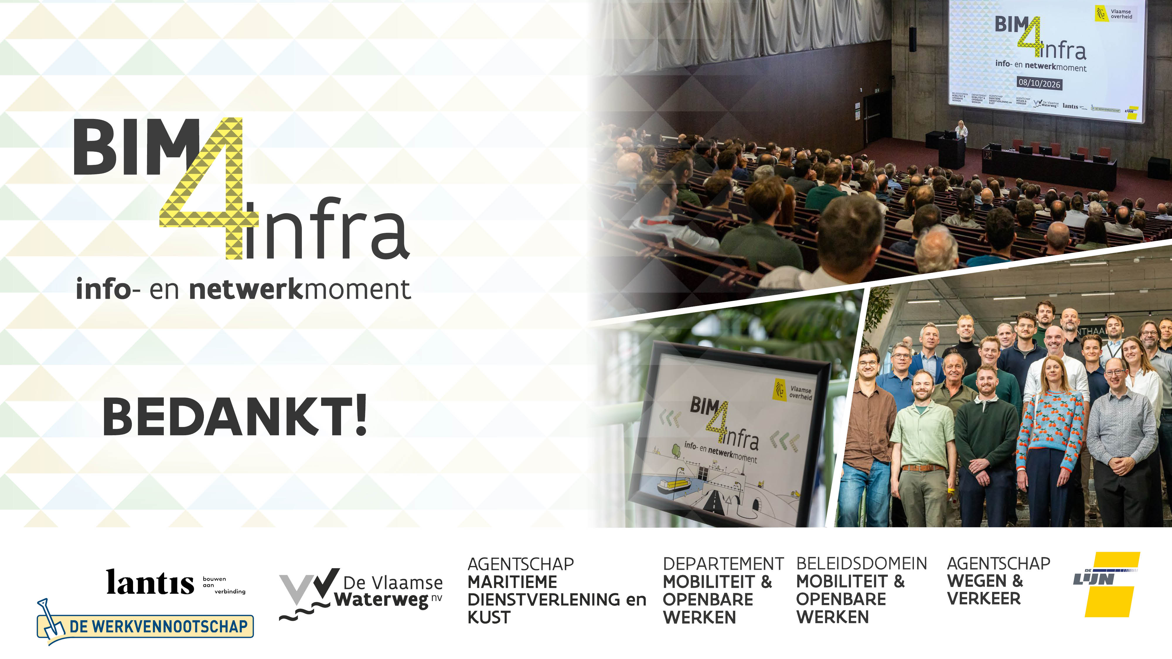 Bedankt om aanwezig te zijn op het BIM4Infra event 2026