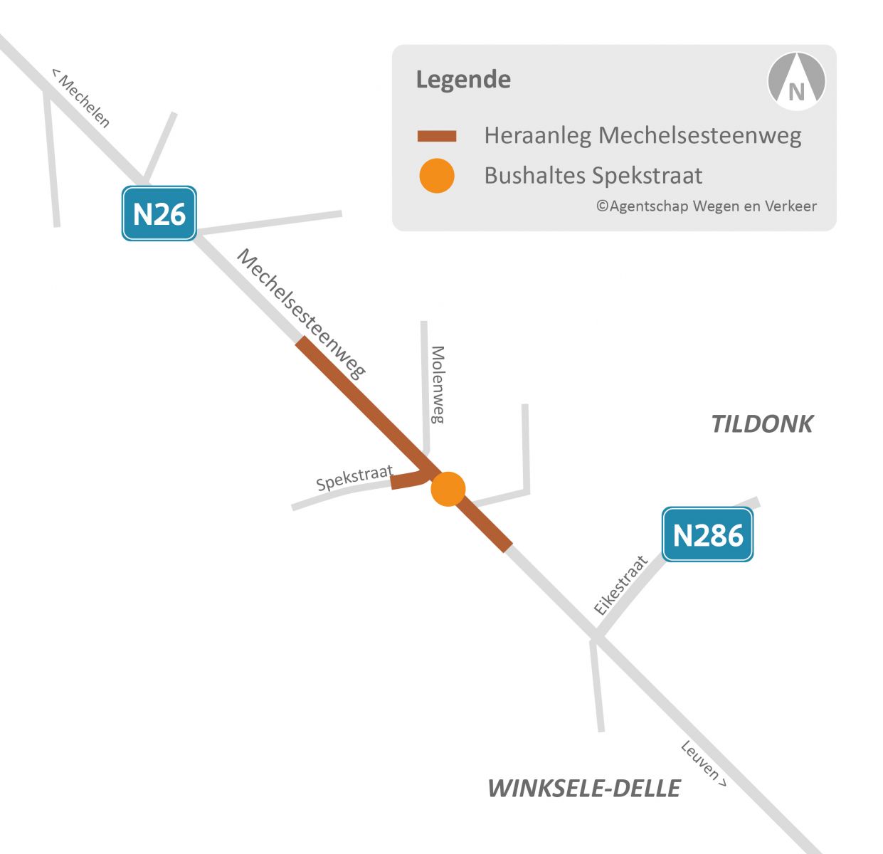 Situering herinrichting Mechelsesteenweg Situering herinrichting Mechelsesteenweg