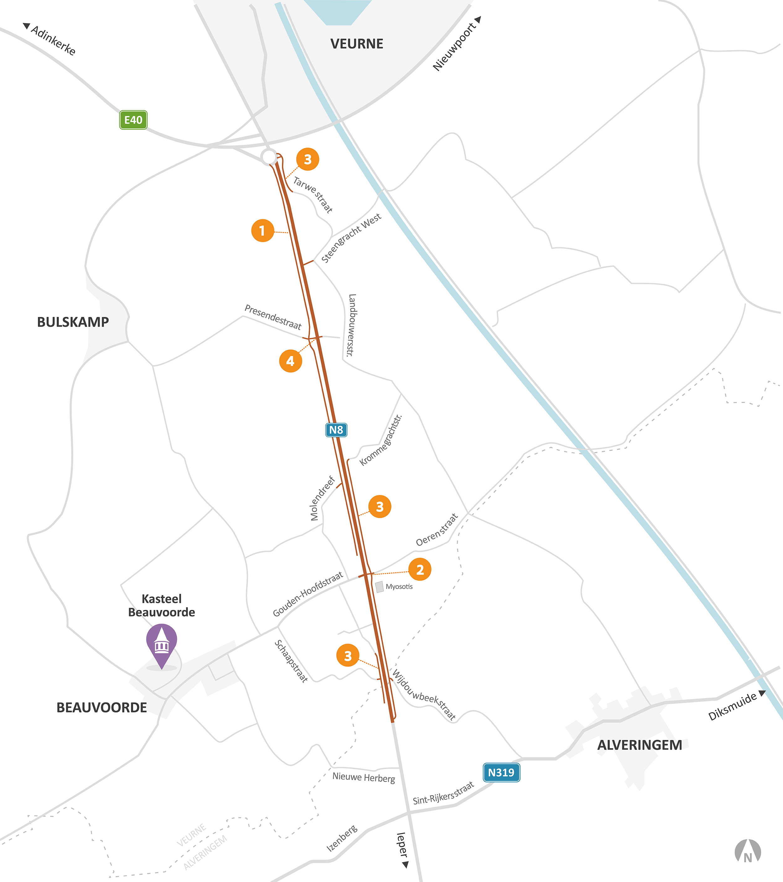 Ontwerp N8 Veurne