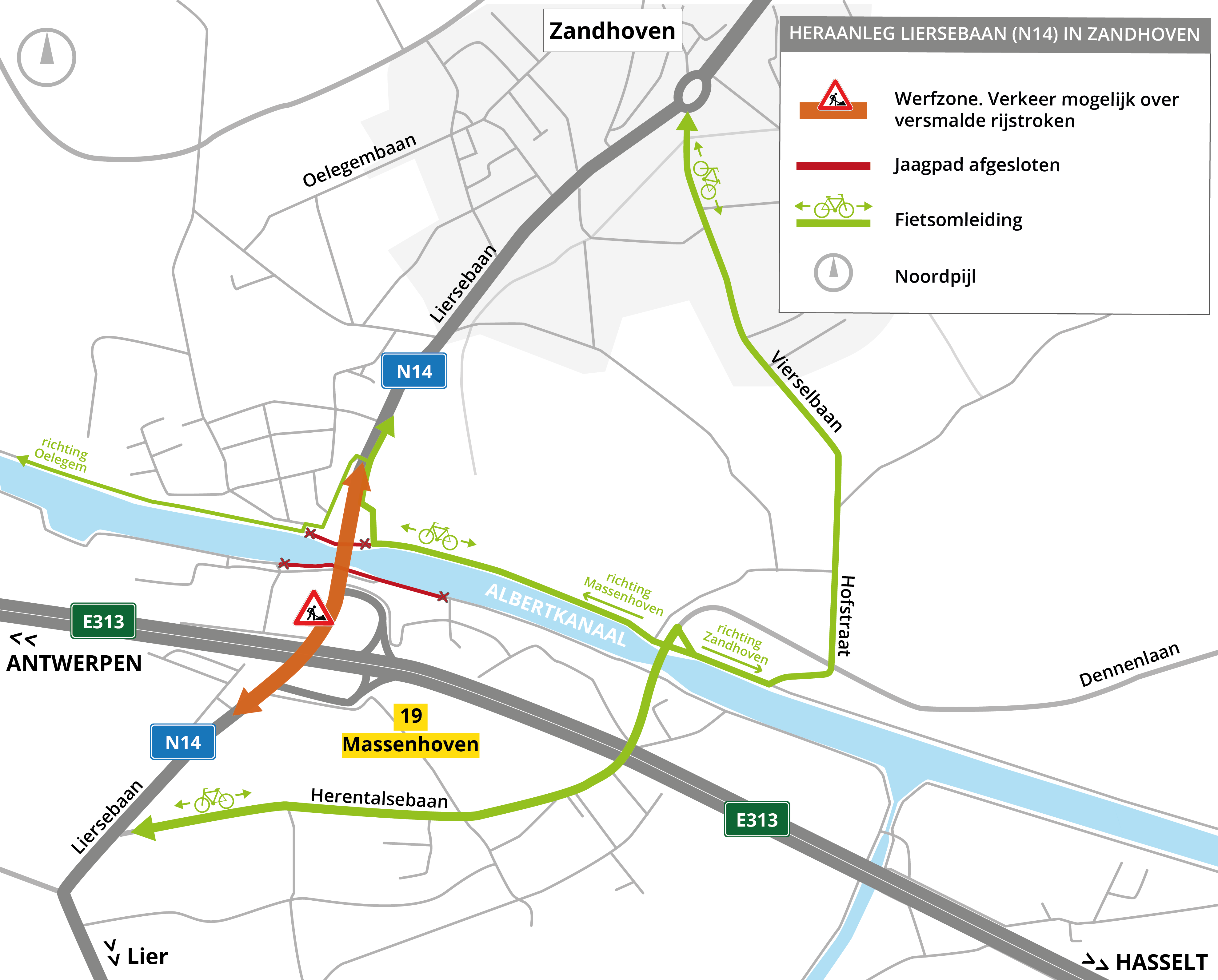 Algemene verkeerssituatie Liersebaan Zandhoven Algemene verkeerssituatie Liersebaan Zandhoven