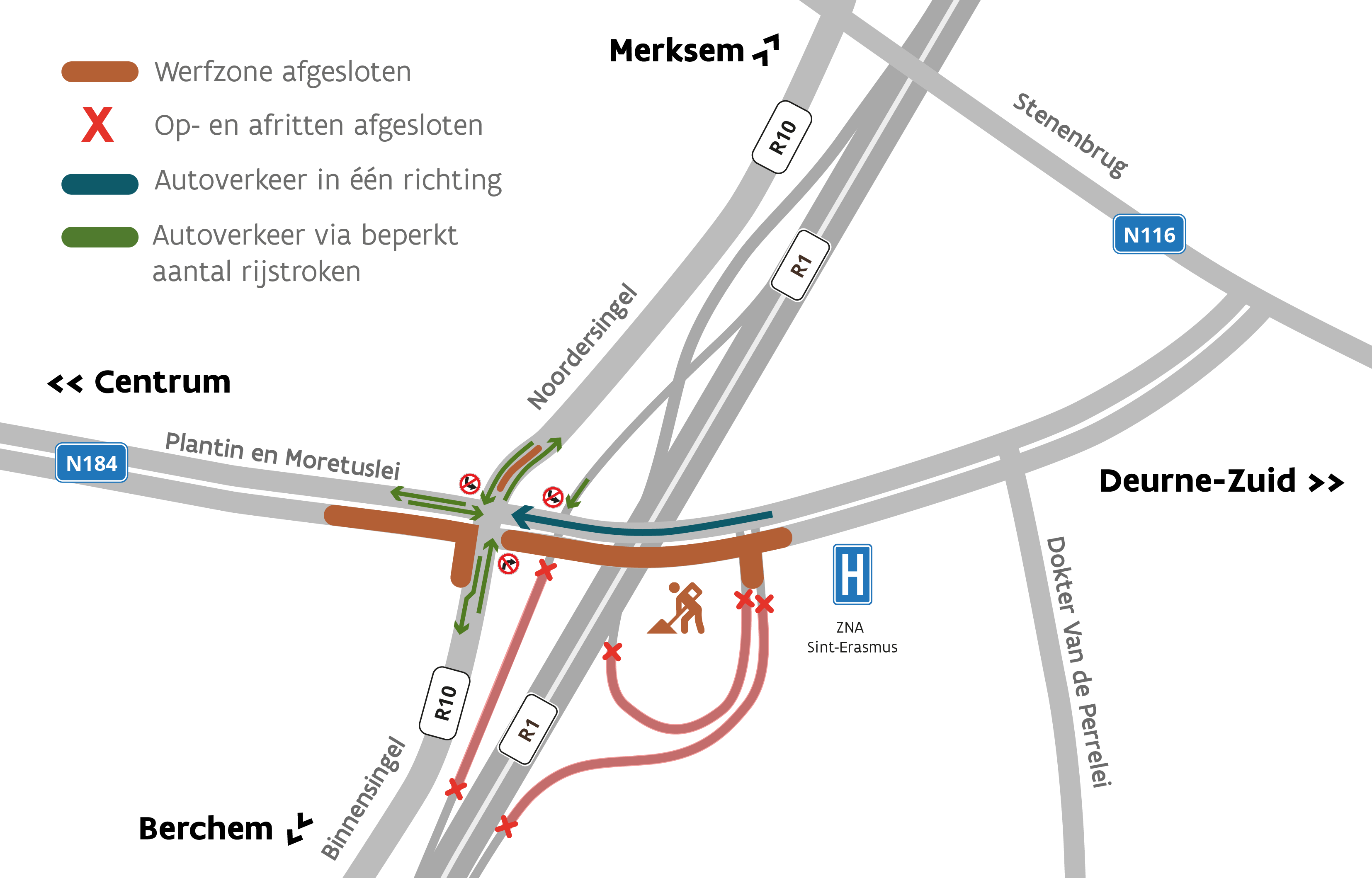 situatie complex Borgerhout