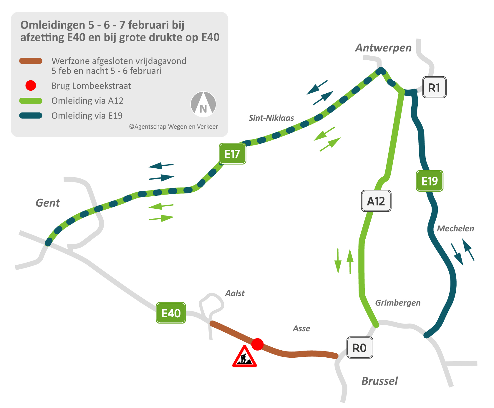 Omleiding E40 Groot-Bijgaarden-Ternat Omleiding E40 Groot-Bijgaarden-Ternat