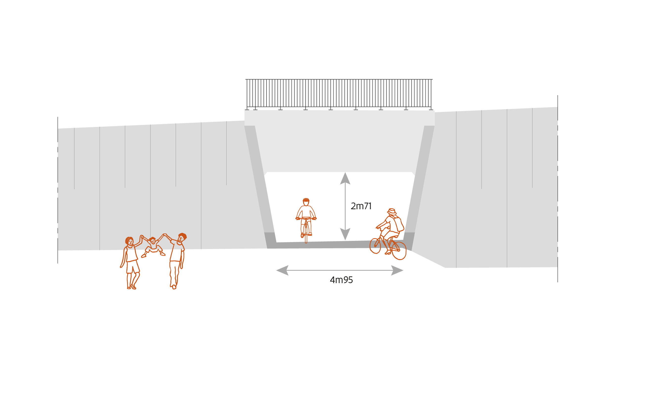 WOV Mechelsepoort fietstunnel