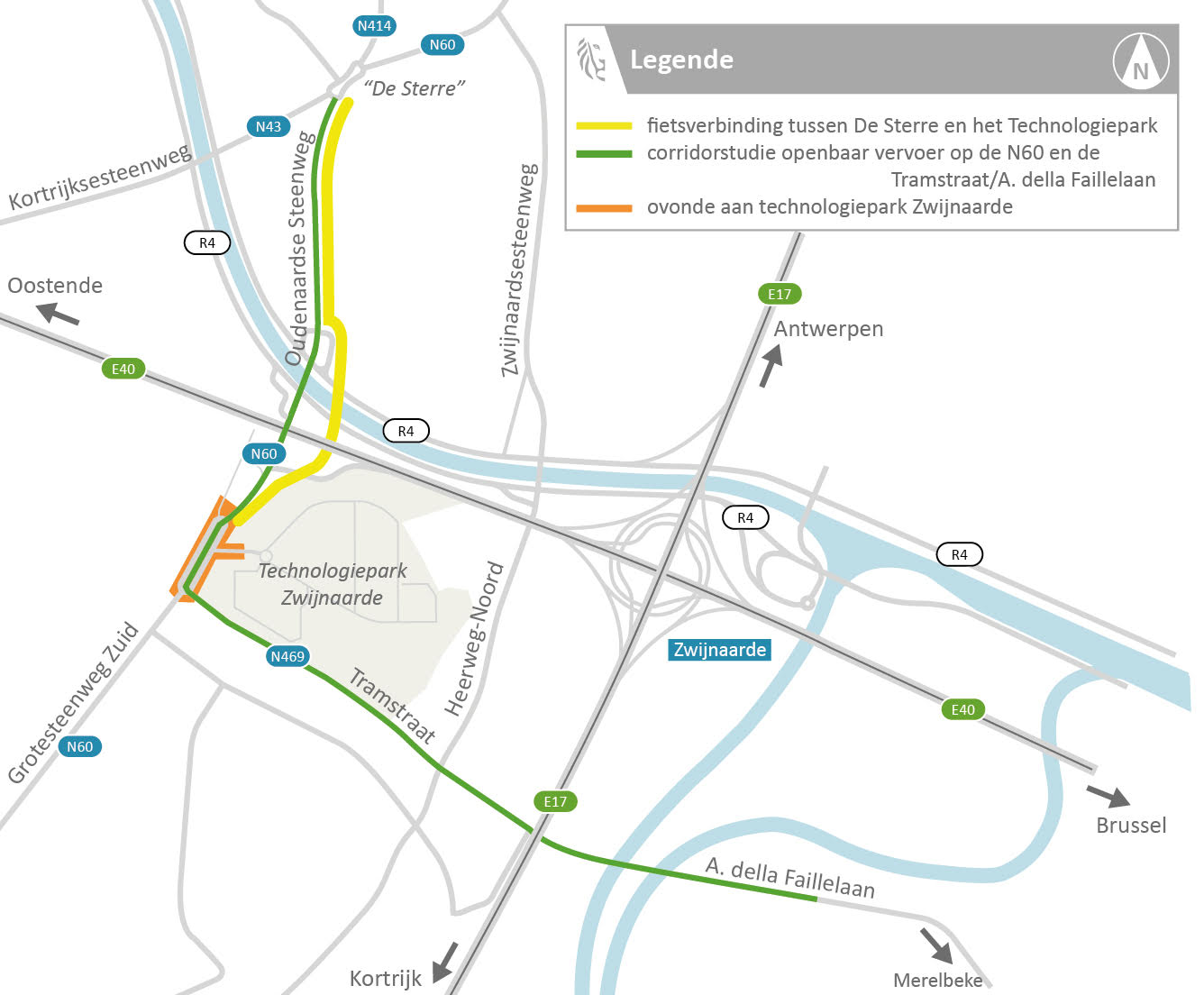 herinrichting Ovonde N60 en fietsverbinding Sterre-Ardoyen herinrichting Ovonde N60 en fietsverbinding Sterre-Ardoyen