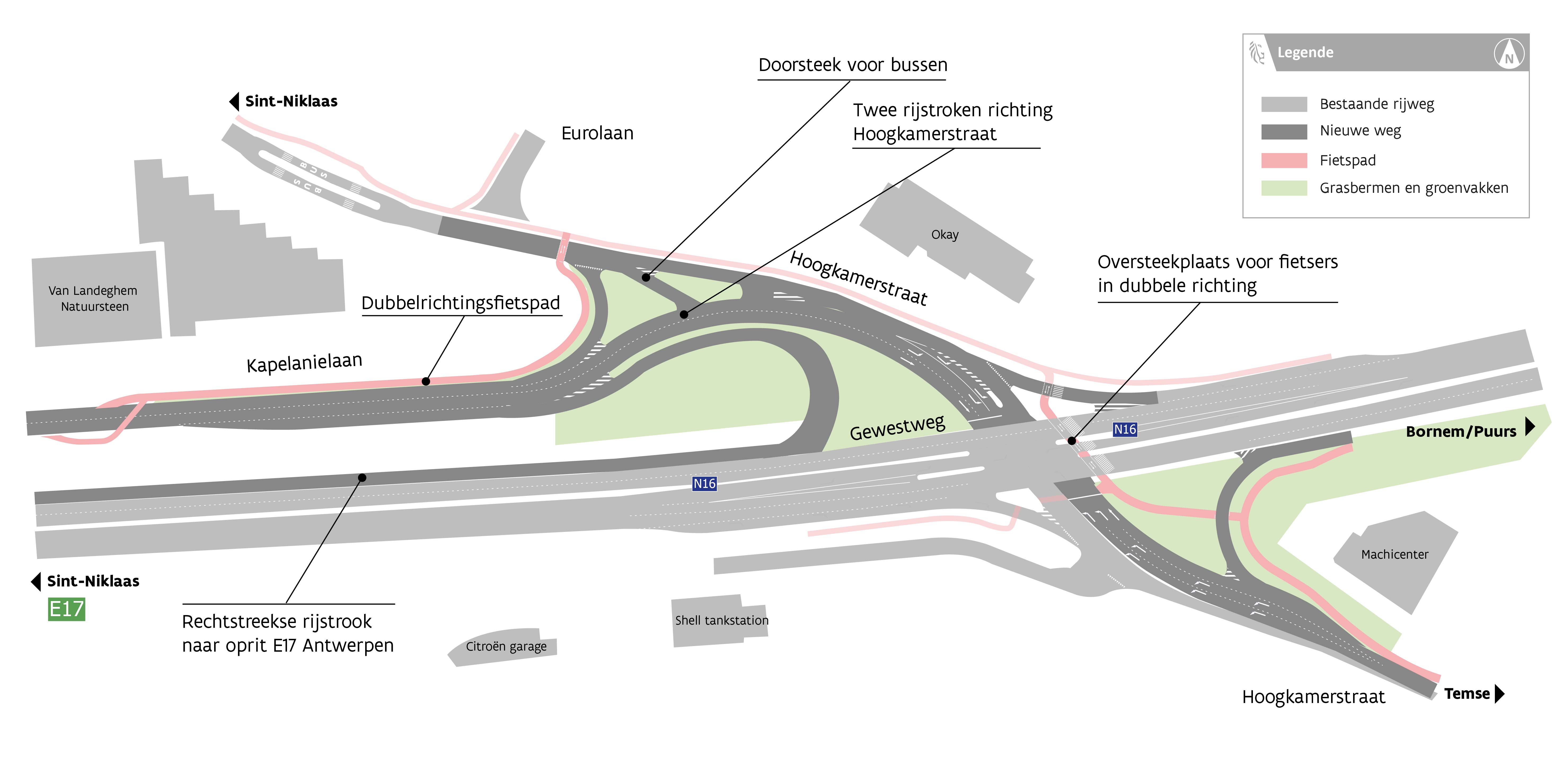 Temse N16 Ontwerpplan