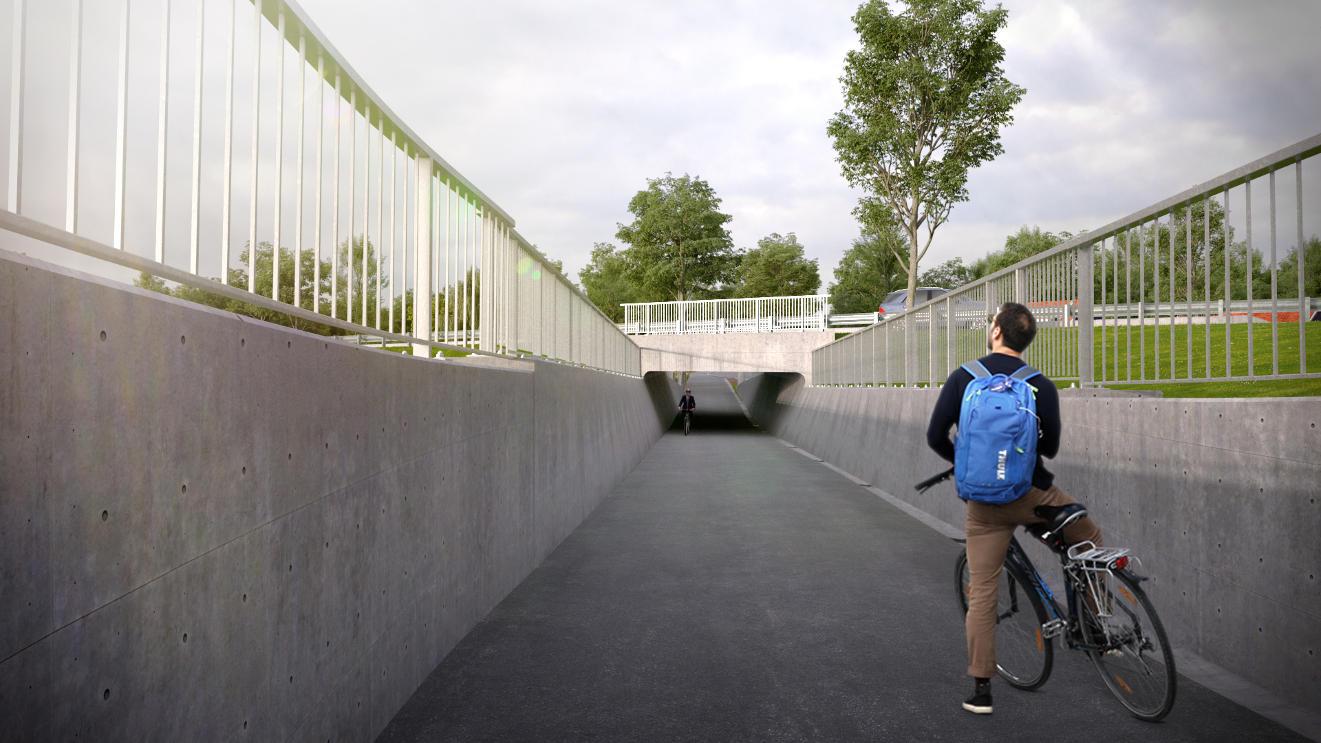 Zone (Europaweg) tussen rotonde Langestraat en Witte Brug in Zottegem Zone (Europaweg) tussen rotonde Langestraat en Witte Brug in Zottegem