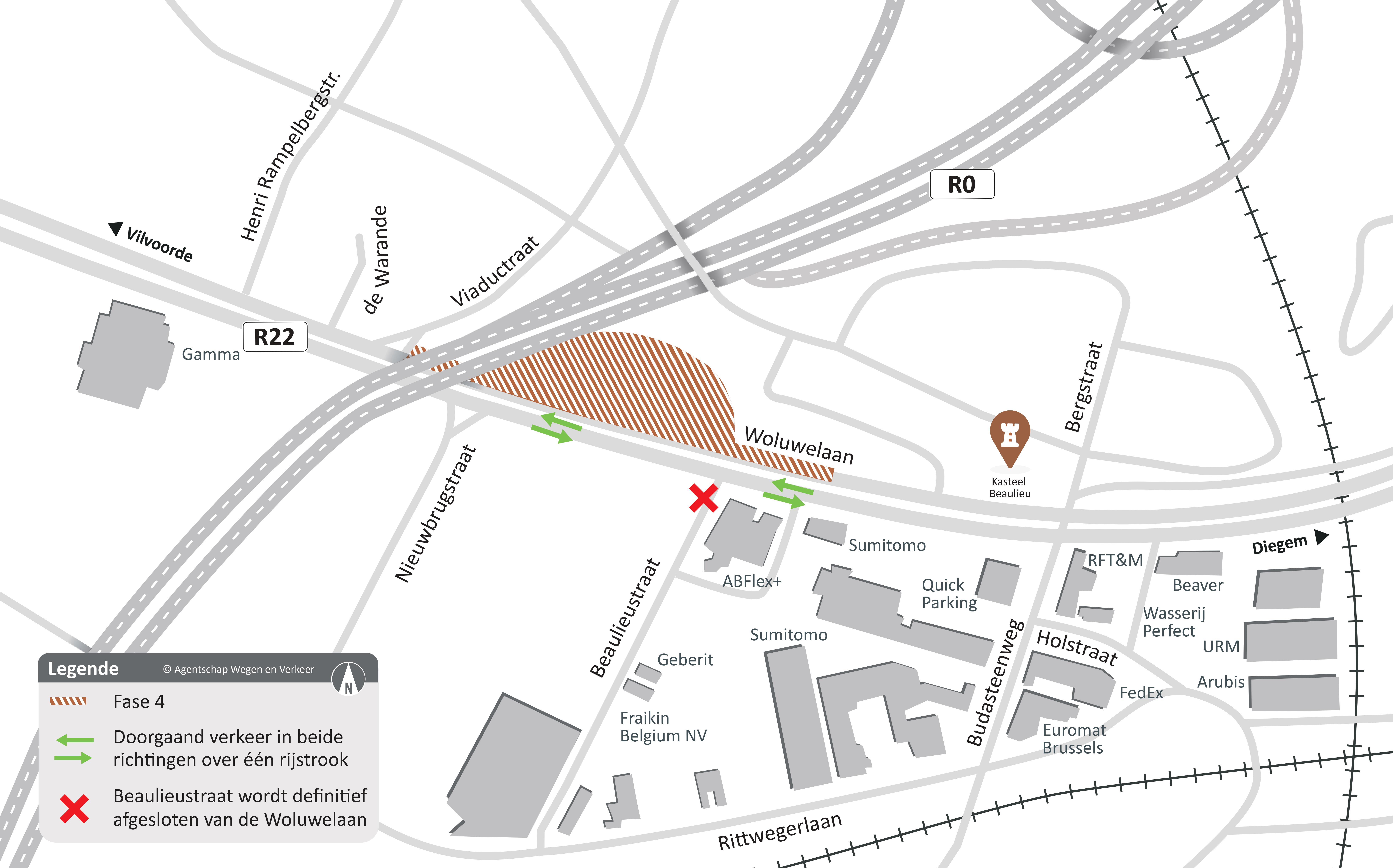 R22 Herinrichting Woluwelaan - fase 4