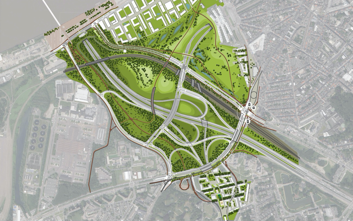 Ringpark Zuid - Ontwerpvariant 1