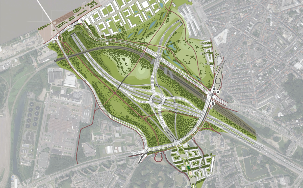 Ringpark Zuid - ontwerpvariant 2