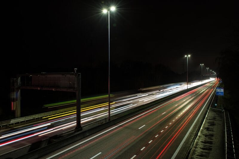 Verlichting snelweg
