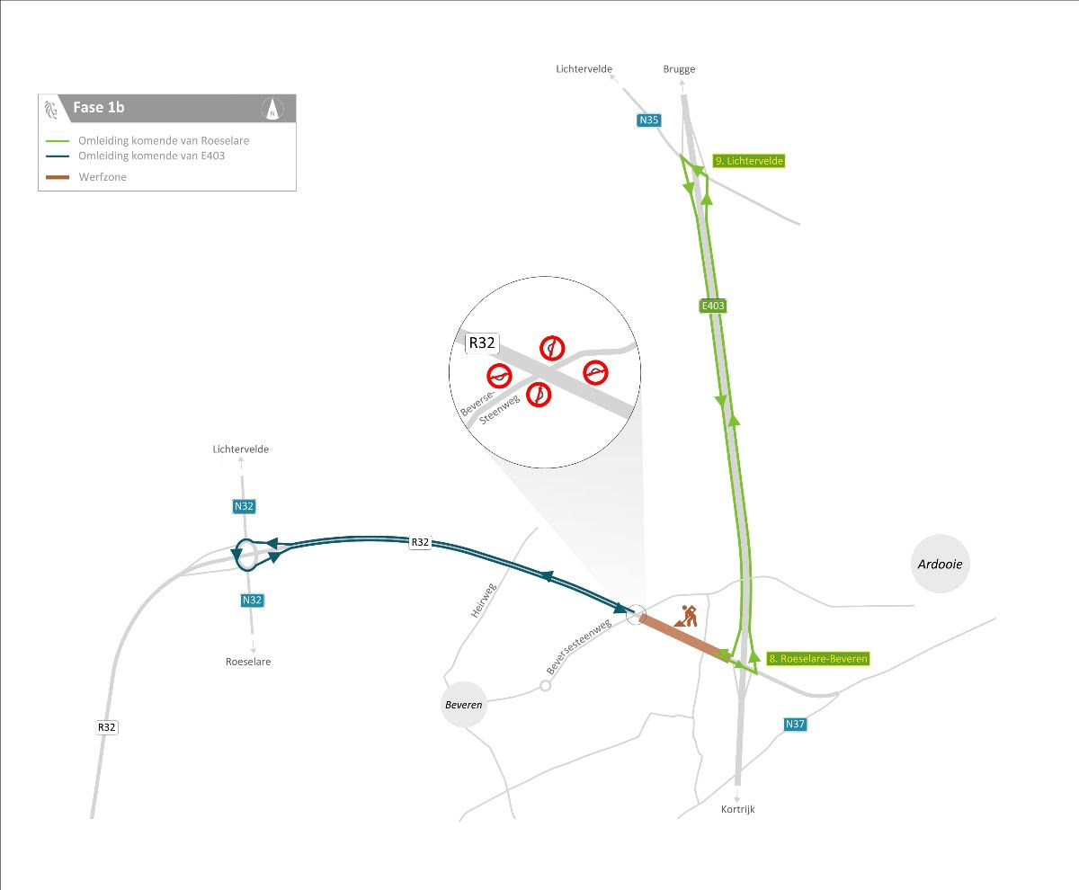 GROTE ONDERHOUDSWERKEN OP R32