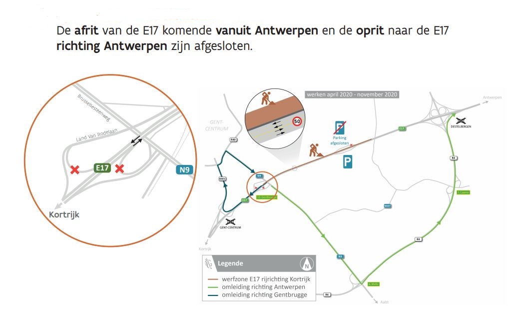 omleidingen oprit