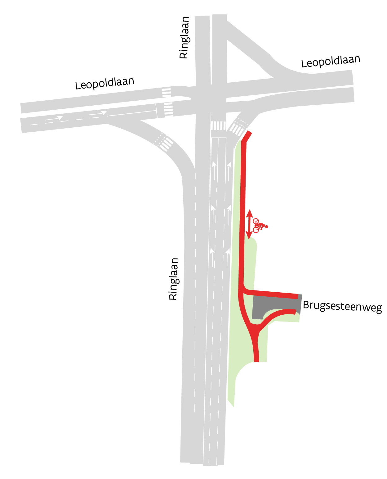 Zoom Brugsesteenweg - Ring rond Eeklo Zoom Brugsesteenweg - Ring rond Eeklo