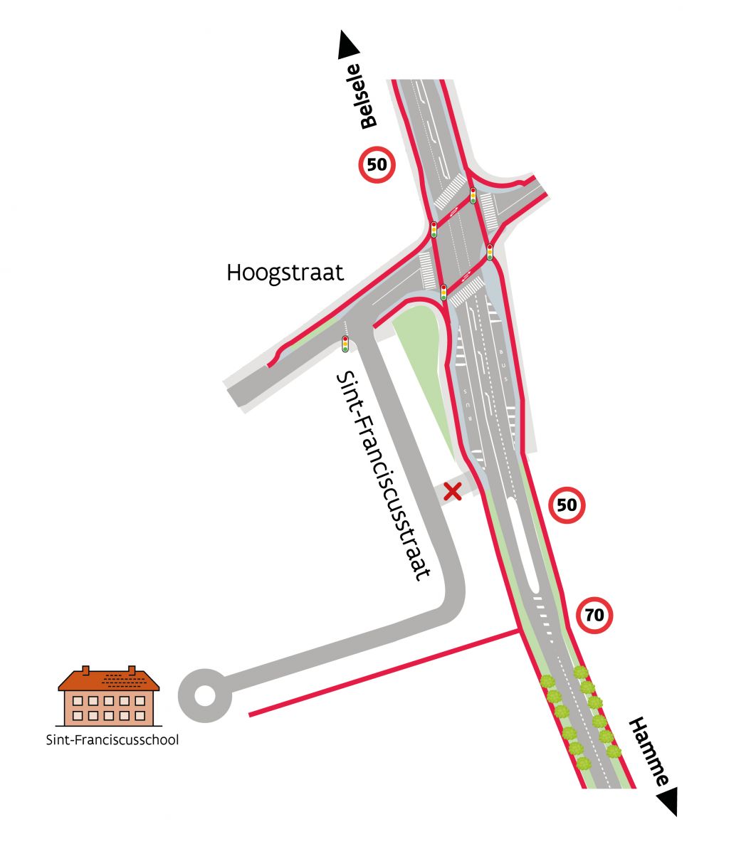 Nieuwe verkeerssituatie Hoogstraat Nieuwe verkeerssituatie Hoogstraat