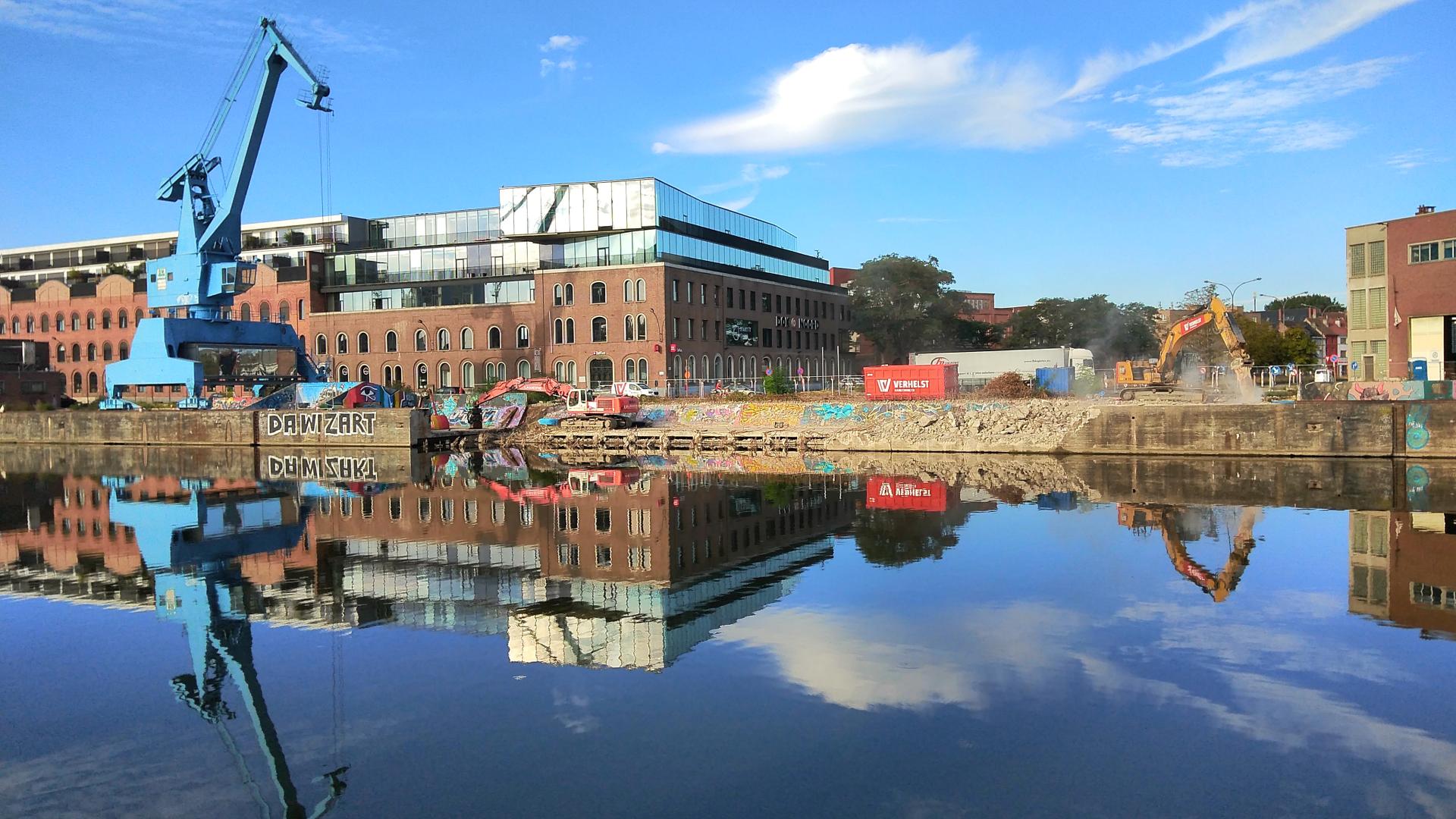Werken bouw Verapazbrug