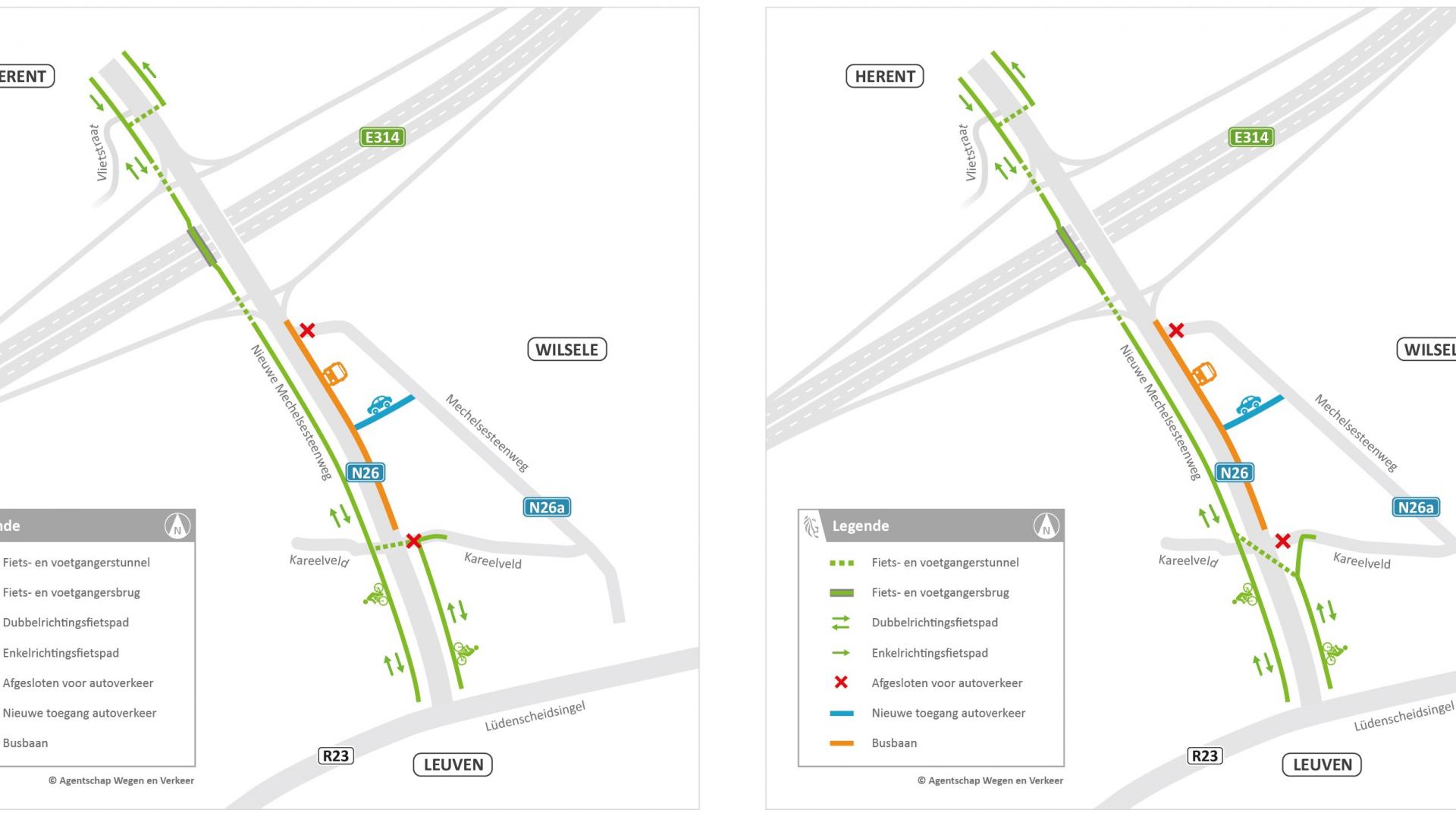 Ontwerp fietstunnel Nieuwe Mechelsesteenweg 
