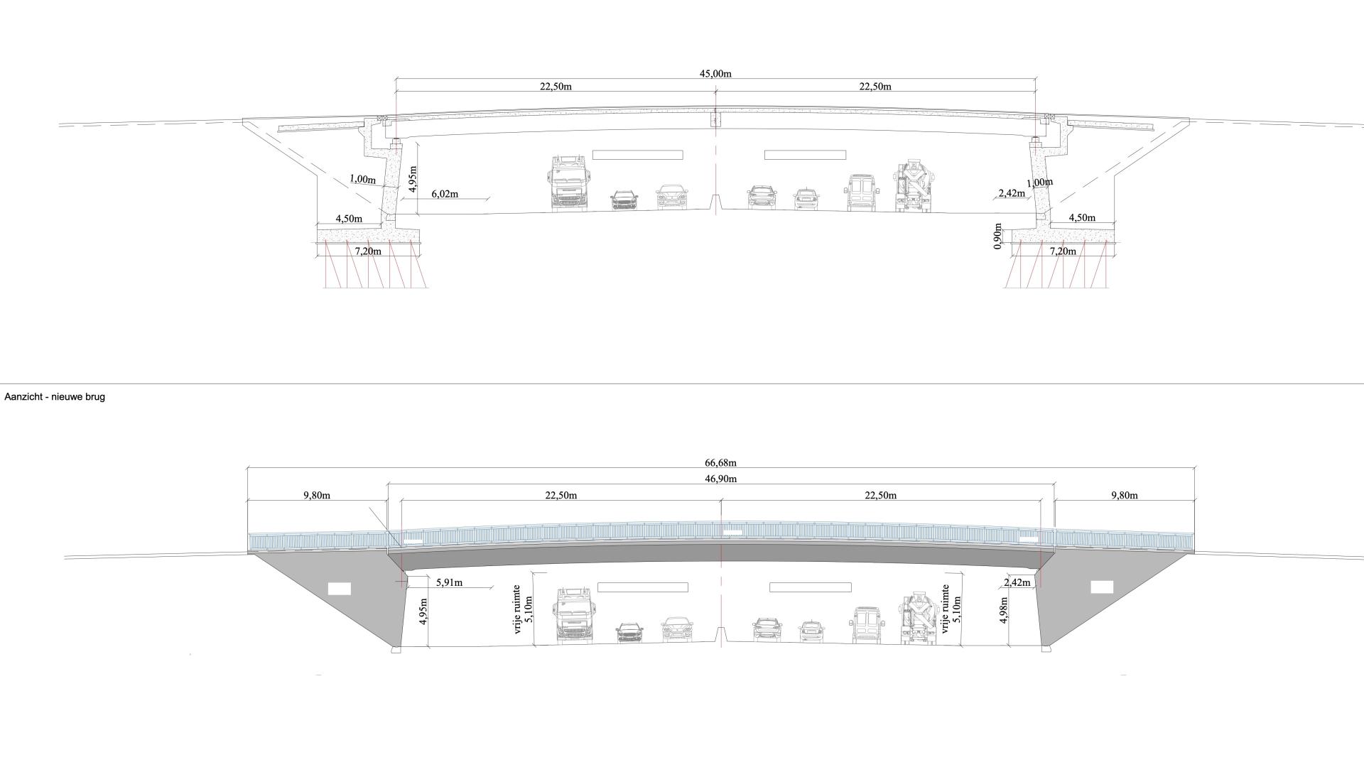 Vervangen brug Kortemansstraat/Jozef Mertensstraat