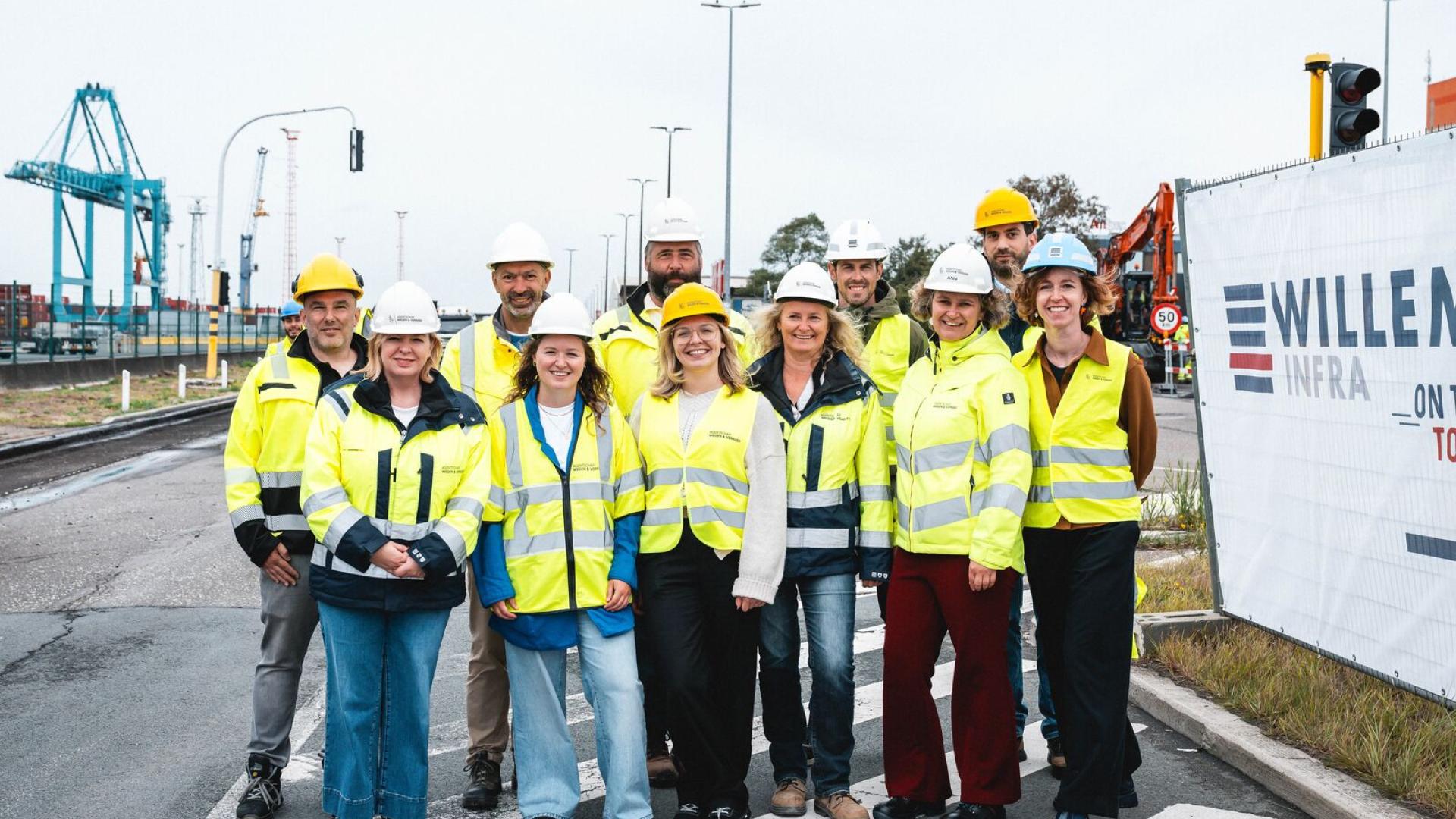 Persmoment start onderhoud havenwegen