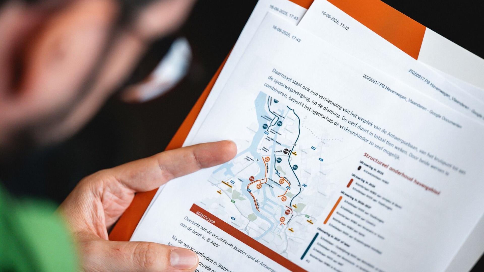 Persmoment start onderhoud havenwegen