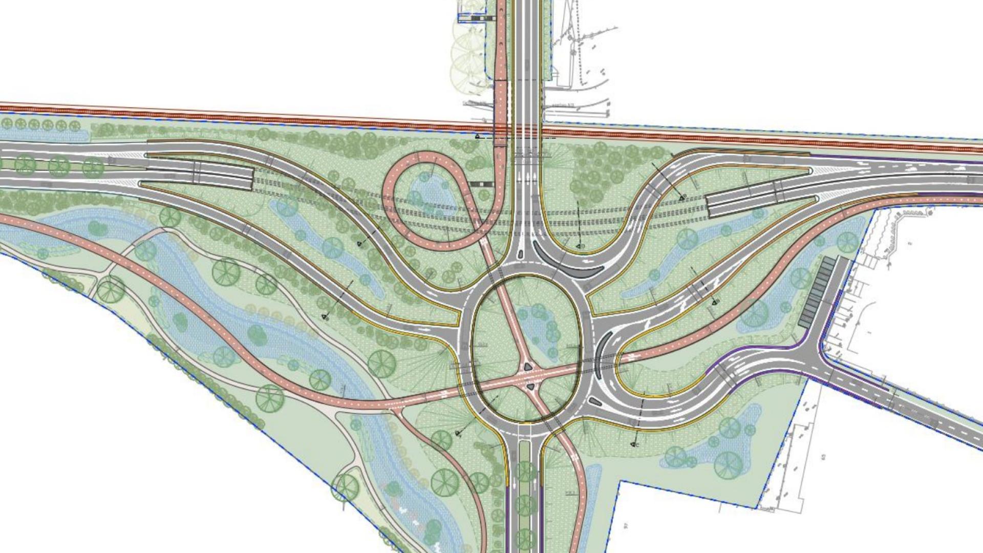 oostelijke tangent - Mercatorknoop