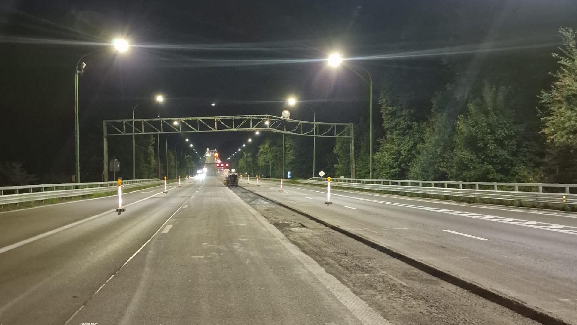 Aangereden portiek - seinbrug tussen Vierarmentunnel en Leonardtunnel