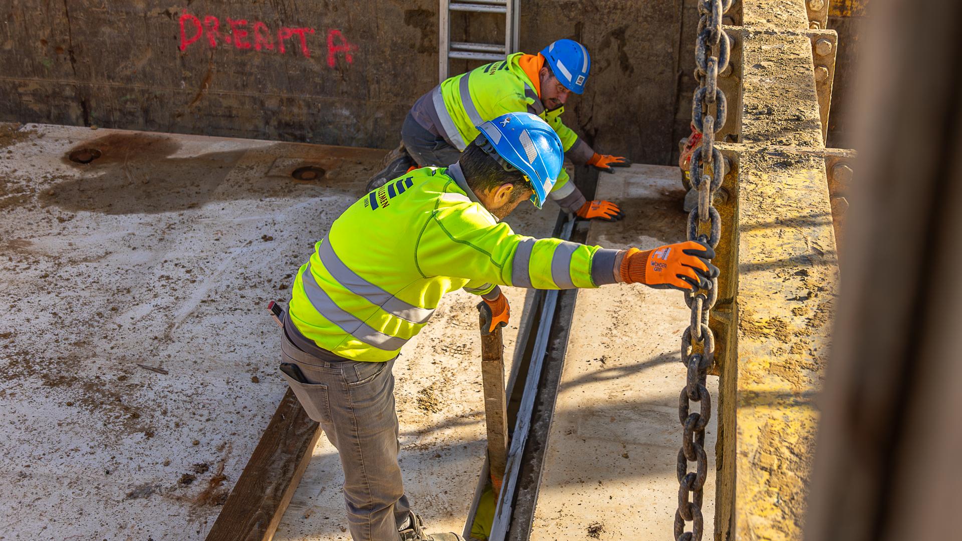 rioleringswerken werfbezoek