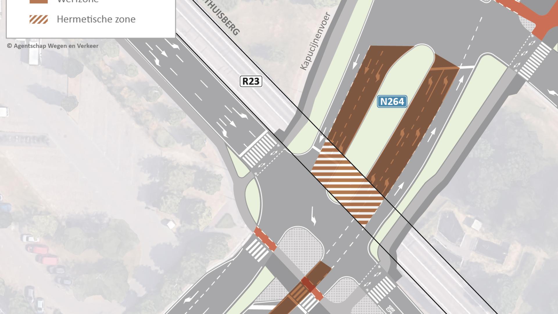 Asbestsanering brug Kapucijnenvoer: fase 1