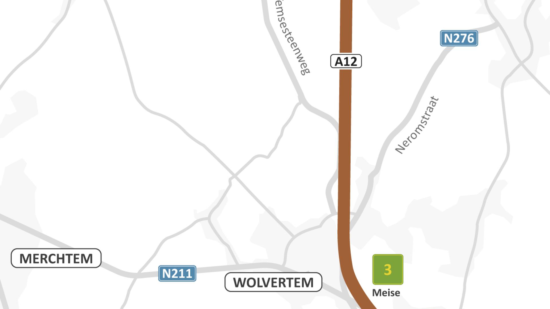 Vernieuwing van acht kilometer weg op A12 in Meise