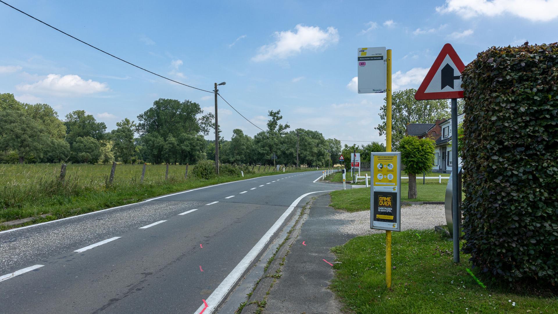 Situatie voor de werken 