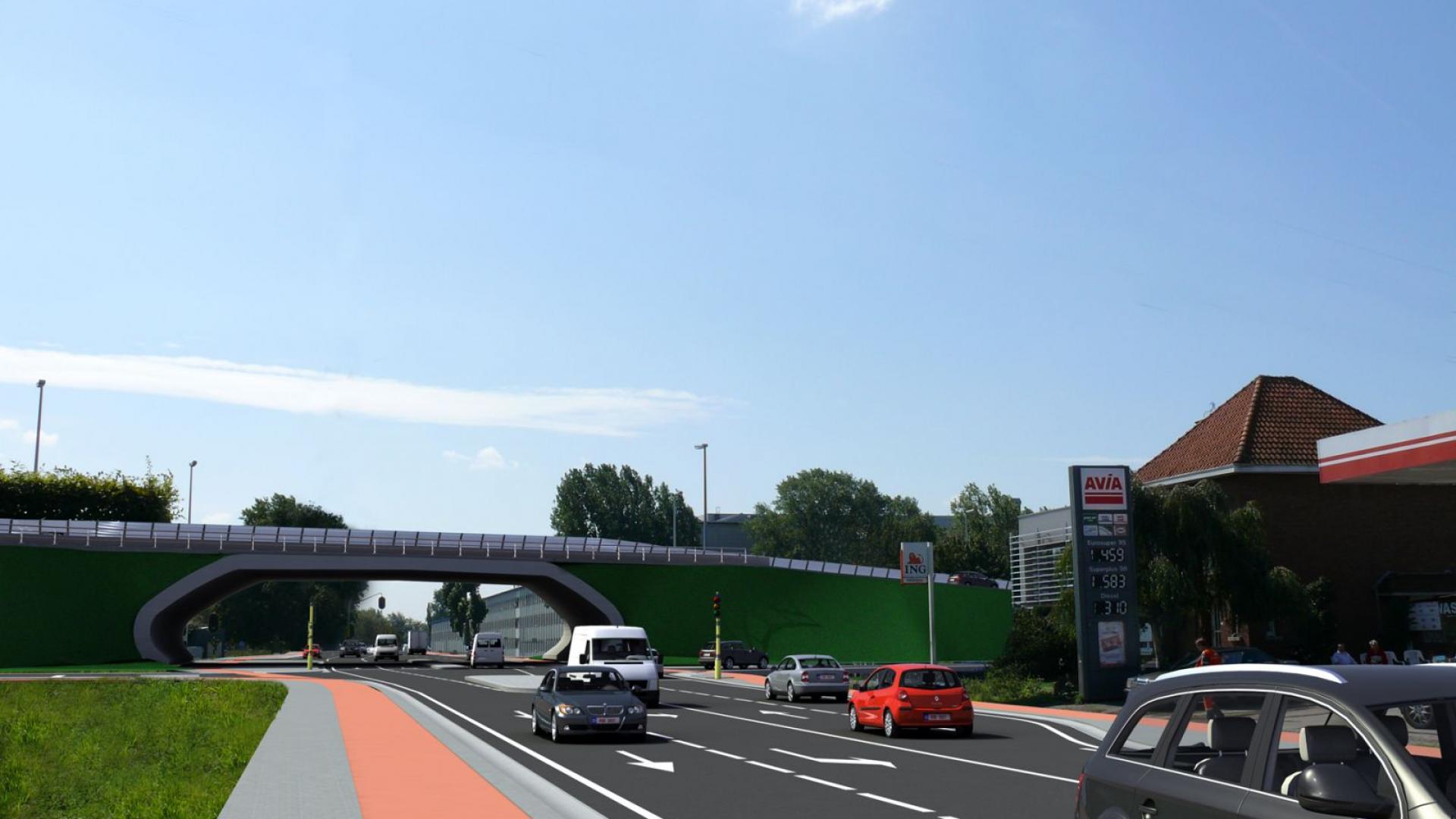 R6 Mechelen bruggen ontwerp