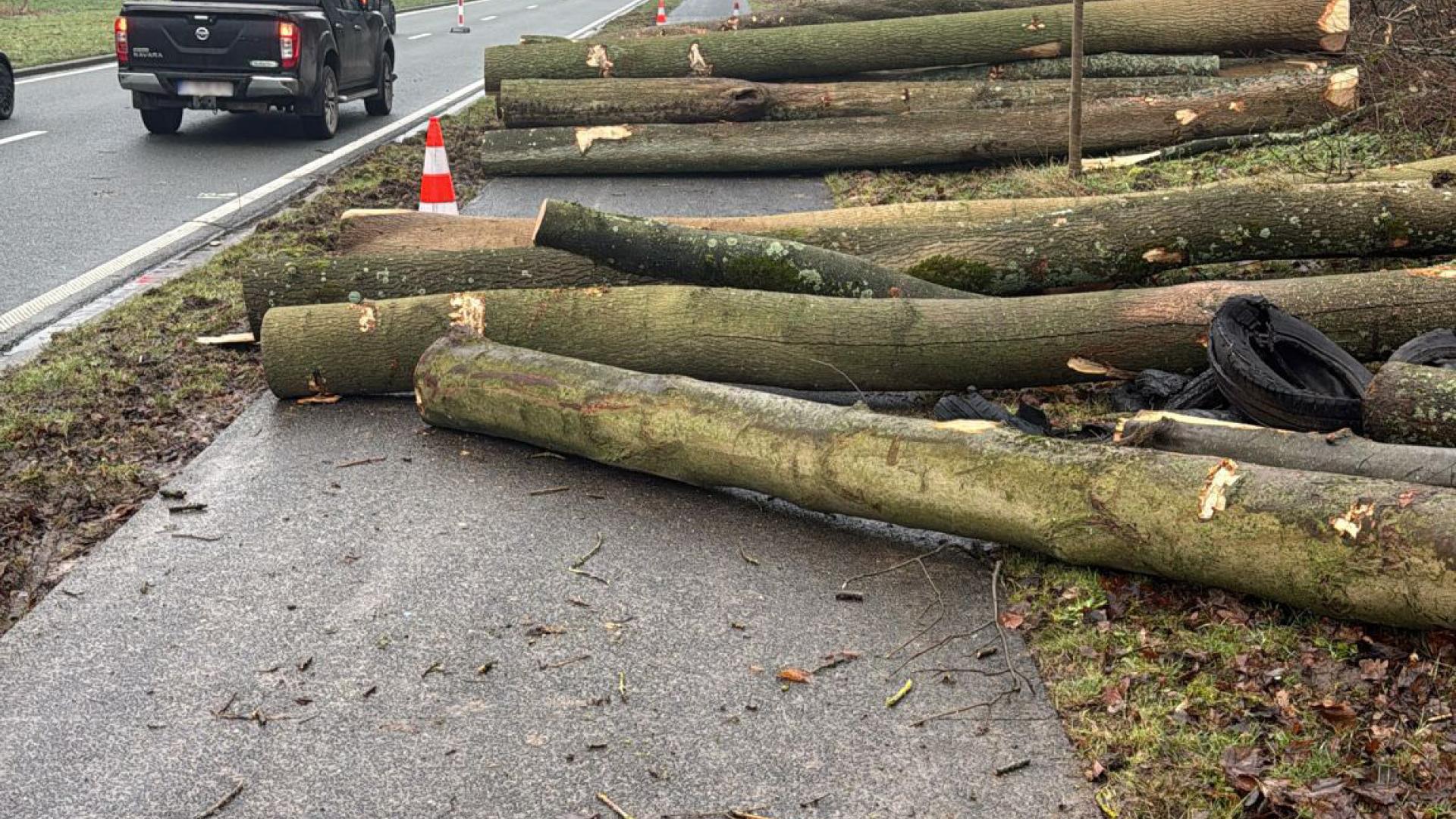 Rooiwerken langs fietspad richting Leuven - volg de wegomlegging aan de kruispunten naar het fietspad aan de overkant richting Brussel aub