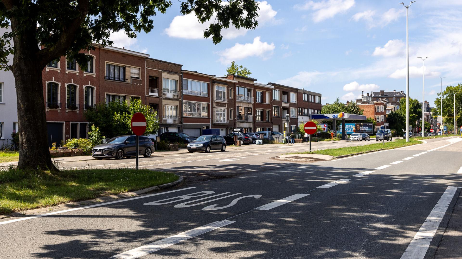 N1-Mechelsesteenweg-Mortsel-doorsteek/middenberm Mortselveldenlaan