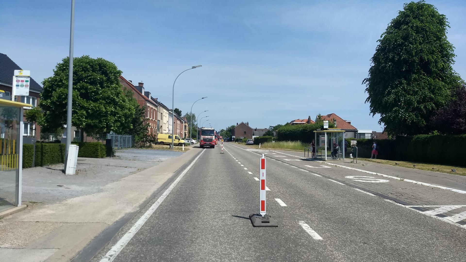 Foto werken Tervuursesteenweg tussen Leuven en Bertem